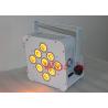 Buy cheap Portable Spotlight For Stage 9×15W 5 / 9 Channels , Battery Powered Led Par Cans RGBWA from wholesalers