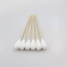Buy cheap 6 Inch Dry Cotton Tipped Swabs Portable Firm Wood Stick Moderate Hardness from wholesalers