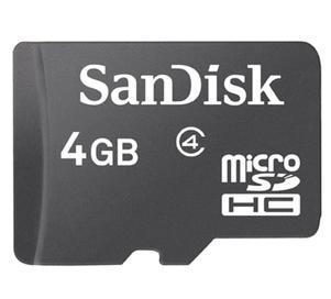 Buy cheap SanDisk microSD card, TF 4GB class4,mobile phone memory card from wholesalers