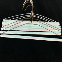 Buy cheap Powder Coated White Wire Hangers 16 Inch / 40.5cm Hanger Size Carbon Steel Wire product