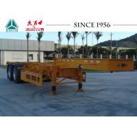 Buy cheap 20/40FT Skeletal Trailer Chassis , 2 Axles Gooseneck Container Trailer product
