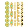 Buy cheap Waterproof Non Toxic Gold Foil Body Tattoo Sticker for ladies from wholesalers