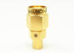 Gold Plated 6GHz SMA Male to MCX Female RF Coaxial Adapter Connector