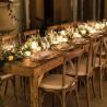 Buy cheap Recycled Elm Wood Banquet Tables Farmhouse Folding Event Table Vintage Colour from wholesalers