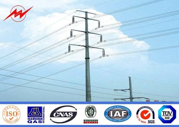 Buy cheap 3mm 4mm Wall Thickness 9m 12m Electrical Power Pole For Telecommunication from wholesalers