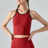 Buy cheap Fashionable Color XL Womens Sports Bra Blocking Edging Yoga Vest from wholesalers