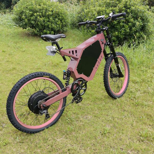 Buy cheap Modern Electric Mountain Bicycles , Full Suspension Ebike Charging Time 6 - 8 Hours from wholesalers