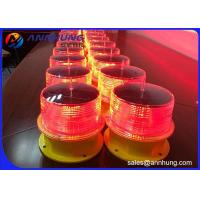 Buy cheap ICAO 60FPM Solar Tower Warning Light 10cd 32.5cd Red Aircraft product