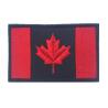 Buy cheap Black Iron On Velcro Canada Flag Patches Woven Embroidery Custom Team Patches from wholesalers