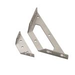 OEM Custom Aluminum Metal Stamping Parts Powder Coating Finished Supporting