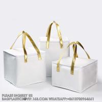 Buy cheap Cake Food Delivery Extra Large Non Woven Insulated Tote Food Bag Cooler Bag product