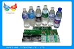 Printed Heat Shrink Bottle Sleeves , Personalized Labels For Water Bottles PVC