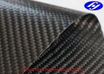 TPU Coated Twill 3K Carbon Fiber Leather Fabric For Wallets / Bags