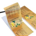 Custom Adhesive Hair Oil Bottle Labels With Waterproof Material And Metallic