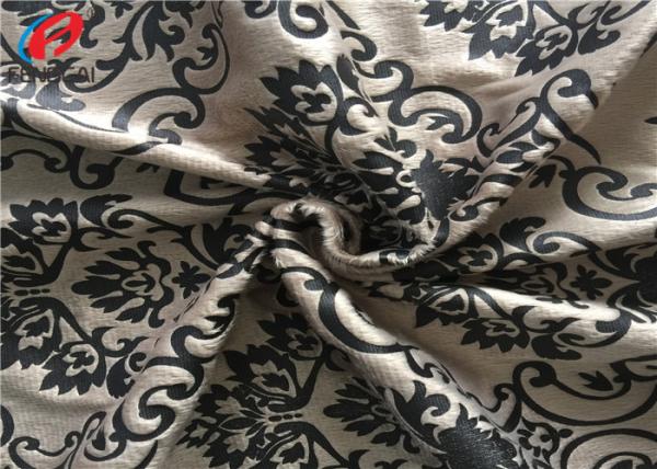 Buy cheap Embossed / Printed Velboa Fabric , Stretch Velvet Fabric For Furniture from wholesalers