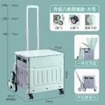FOLDING SHOPPING CART CLIMBING STAIRS TO BUY VEGETABLES HAND CART OUTDOOR