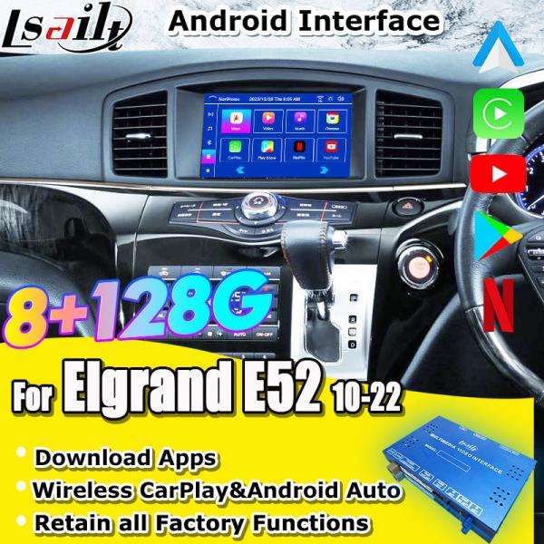 Buy cheap Android 13 8G Android Smart Infotainment Module for Nissan Elgrand E52 2010-Included CarPlay, YouTube, Headrest Screen from wholesalers