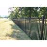 Buy cheap Anti Rust Black 6x8ft Wrought Iron Security Fence For School from wholesalers