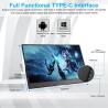 Buy cheap 14inch 1000:1 Contrast Ratio Portable Monitor Touchscreen For Mobile Compatibility from wholesalers