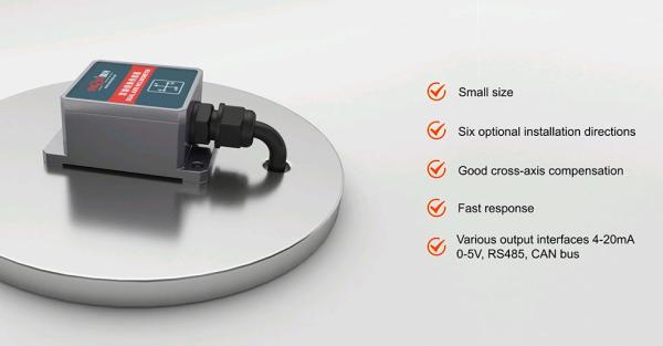 Buy cheap Mini Single / Dual Axis Inclinometer Digital Angle Senosr Rs232 Rs485 Ttl Modbus Tiltmeter from wholesalers