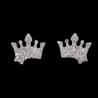 Buy cheap Personalized Double Carrot 925 Sterling Silver Stud Earrings For Cute Girl from wholesalers