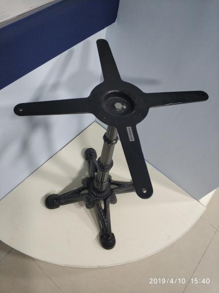 Buy cheap Cast Iron Table Base Outdoor Pedestal Base Powder Coated Modern Metal Table legs and bases from wholesalers
