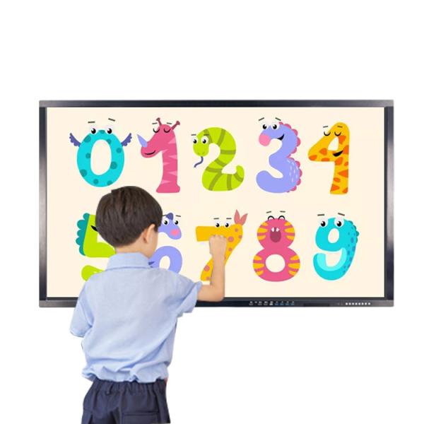 Buy cheap Interactive 75" 4K 118W 350nits LCD Touch Screen Display from wholesalers