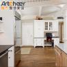 Buy cheap Customized Size Kitchen Furniture Solid Wood Kitchen Cabinet Sets with Grey Cupboard from wholesalers