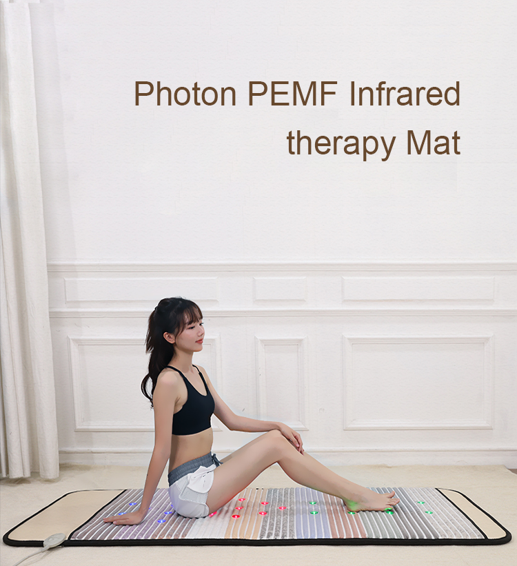 Negative Ions Jade Infrared Heating Pad Chakra Mat Pemf Therapy