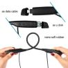 Buy cheap Sport music Bluetooth Headphones Retractable Foldable Neckband Wireless Headset with TF card from wholesalers
