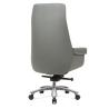 Buy cheap Gray PU Leather Revolving Chair Ergonomic Swivel Office Chair from wholesalers