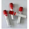 Buy cheap Adults Use Plain Red Single Use Vacuum Blood Collection Tube Custom Size from wholesalers