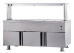 DK Marine Weight 130kg Marine Kitchen Equipment , 220v Electric Hot Cupboard