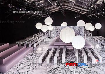230 V 1.2 M Tripod Event Lighting Balloon Fixture Inflated By Air 400 W Metal