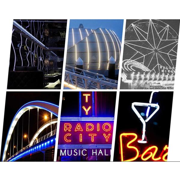 Pixel Control Ultra Slim Neon Led Strip 4mm Width Ip65 Waterproof Rgb