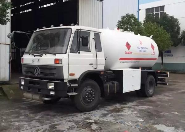 Buy cheap 10000 Liter 5 MT Dongfeng LPG Gas Tanker Truck Fuel Delivery Tanker For Butan Gas Delivery / Refilling from wholesalers
