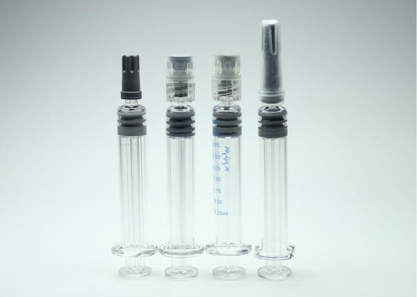 Buy cheap 2.25ml Neutral Borosilicate Glass Syringe Luer Lock For Medical And Cosmetic from wholesalers
