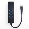 Buy cheap RJ45 Gigabit Ethernet Plastic ABS 3 Port USB 3.0 HUB from wholesalers