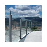 Double Glazing Tempered Glass Railing 15mm Thick Glass Fence Outdoor