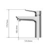 Buy cheap Single Handle Bathroom Washbasin Faucet Hot And Cold Stainless Steel Household Sink from wholesalers