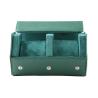 Buy cheap Luxury Ravel Watch Box Crazy Horse Leather 2 Slot Watch Case Travel Roll For Wrist Watch from wholesalers