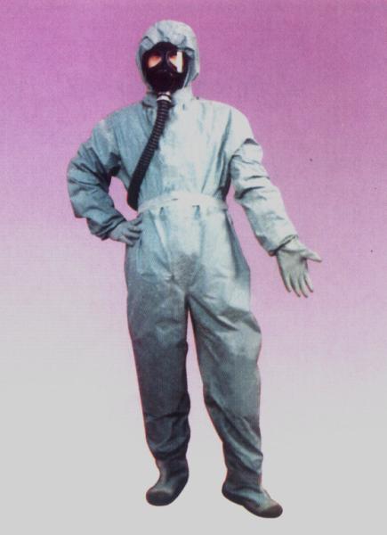 Buy cheap Airtight Safety Chemical Protective Suit Clothing 185cm Alkali Proof from wholesalers