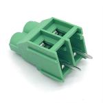 HQ635 2 Poles Busbar Pcb Screw Terminal Block 6.35/7.62mm Pitch