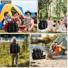 Buy cheap Picnic Backpack for 4 Person with Large Insulated Cooler Bag, Picnic Basket Set with Wine Pouch, from wholesalers