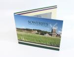 Business Gift Video In Print Brochure 7 Inch Video Book Custom Printing