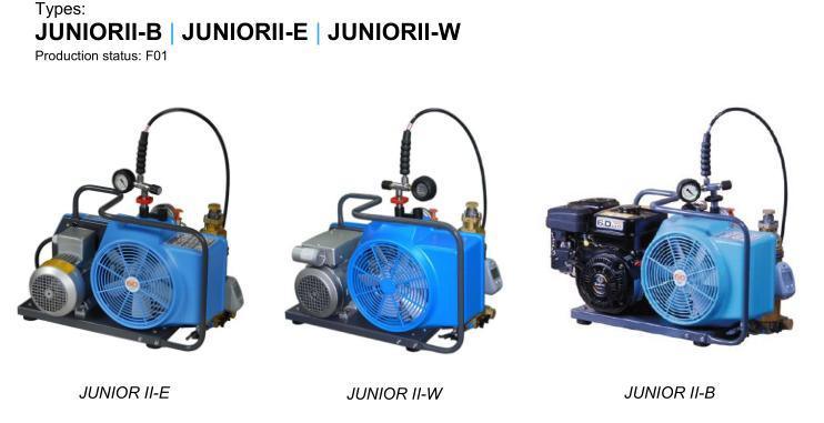 Mobile High Pressure Compressor for Compressing Air Andbreathing Air