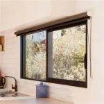Aluminum Sliding Windows With 1.1W/ (㎡·K) Grade 9 Thermal Insulation