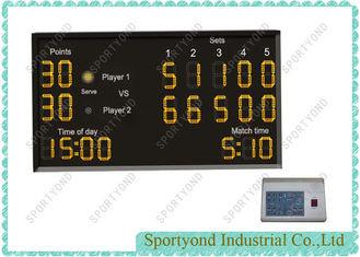 Buy cheap Yellow LED Electronic Tennis Scoreboard Ultra Bright With CE RoHS FCC from wholesalers