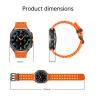 Buy cheap U8 Ultra AMOLED Android 9.0 Smart Watch Men 4G 5G SIM Card WiFi GPS Compass 32GB Smartwatch Rotating Camera Sports Watch 7 Ultra from wholesalers
