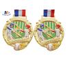 Buy cheap Sport Baseball Medals Feature The Player In Colors Painting from wholesalers